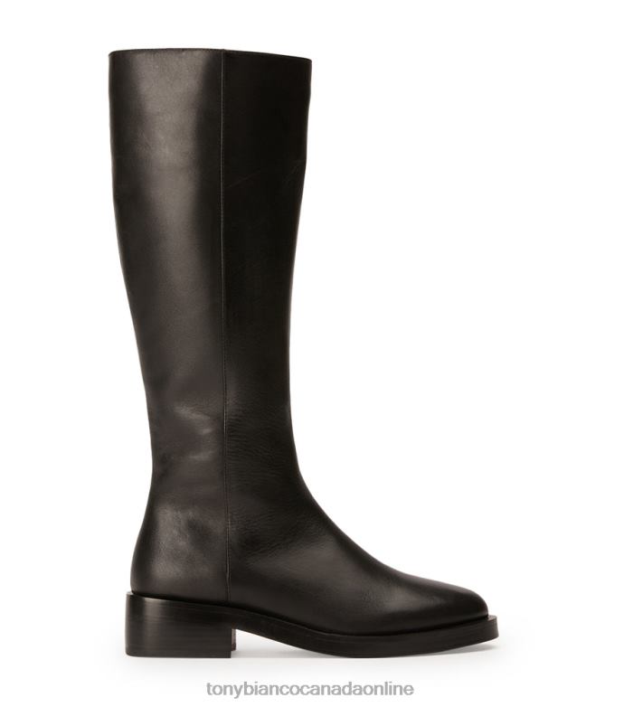 Knee High Boots| Tony Bianco Women Torres Calf Boots H0FJ414 Black Como