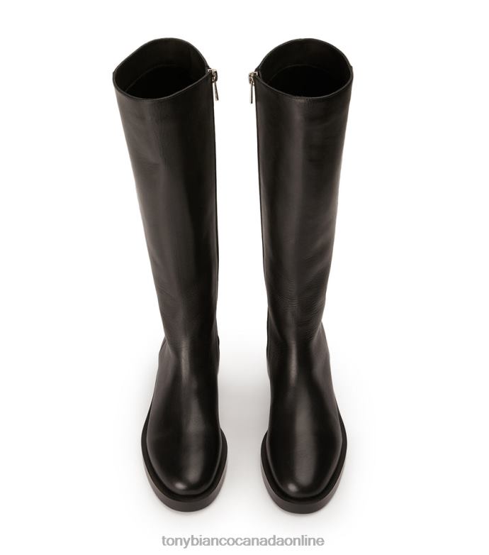 Knee High Boots| Tony Bianco Women Torres Calf Boots H0FJ414 Black Como