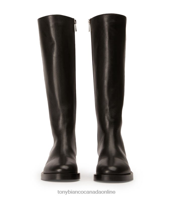 Knee High Boots| Tony Bianco Women Torres Calf Boots H0FJ414 Black Como