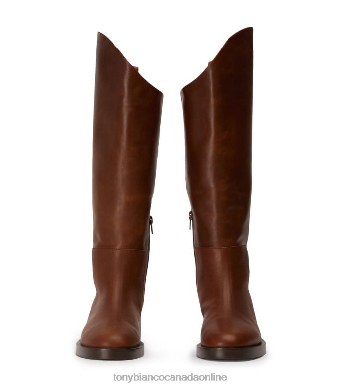 Knee High Boots| Tony Bianco Women Tyler Calf Boots H0FJ412 Cognac