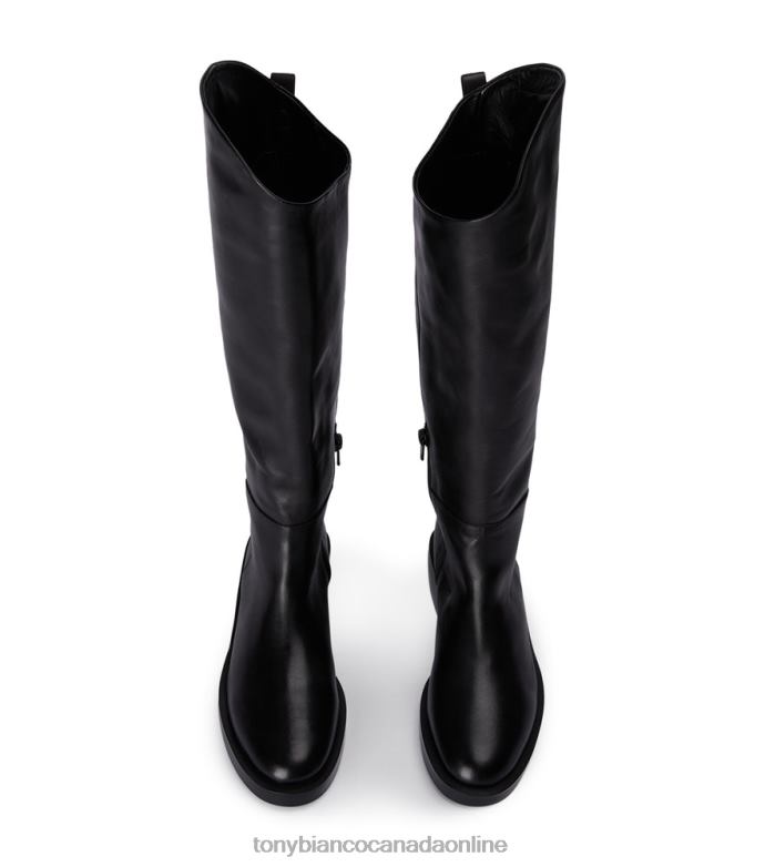 Knee High Boots| Tony Bianco Women Tyler Calf Boots H0FJ413 Black Como