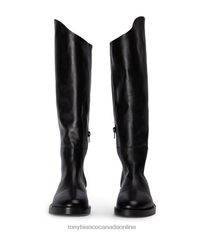 Knee High Boots| Tony Bianco Women Tyler Calf Boots H0FJ413 Black Como