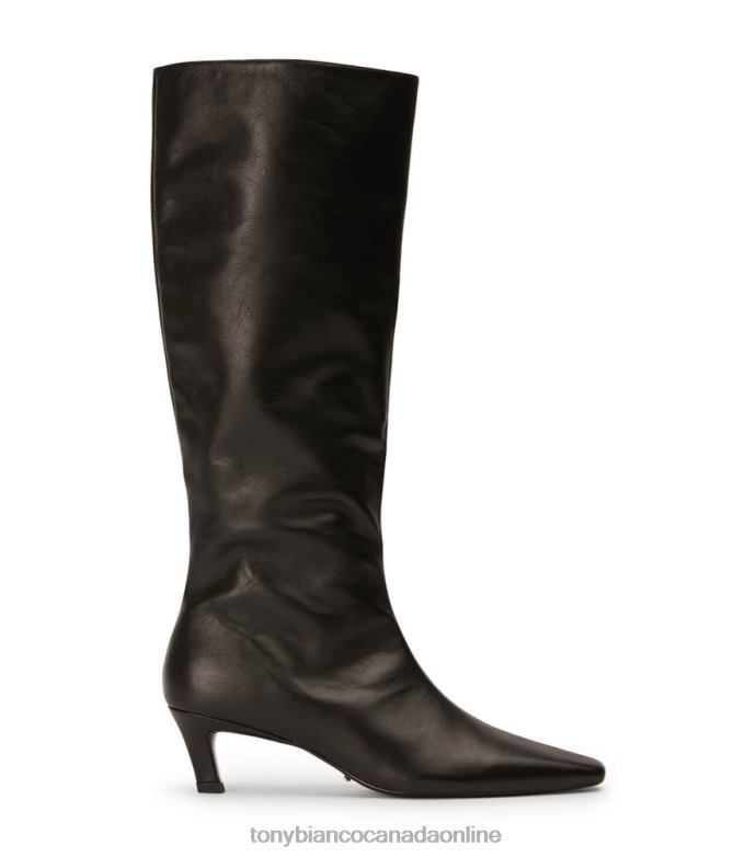 Knee High Boots| Tony Bianco Women Vixon Calf Boots H0FJ398 Black Venice
