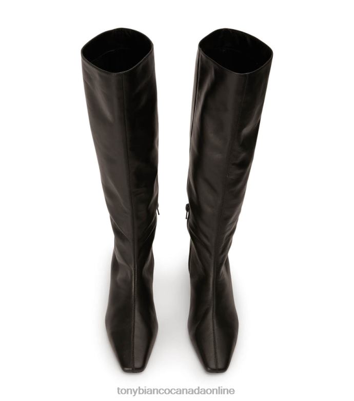 Knee High Boots| Tony Bianco Women Vixon Calf Boots H0FJ398 Black Venice