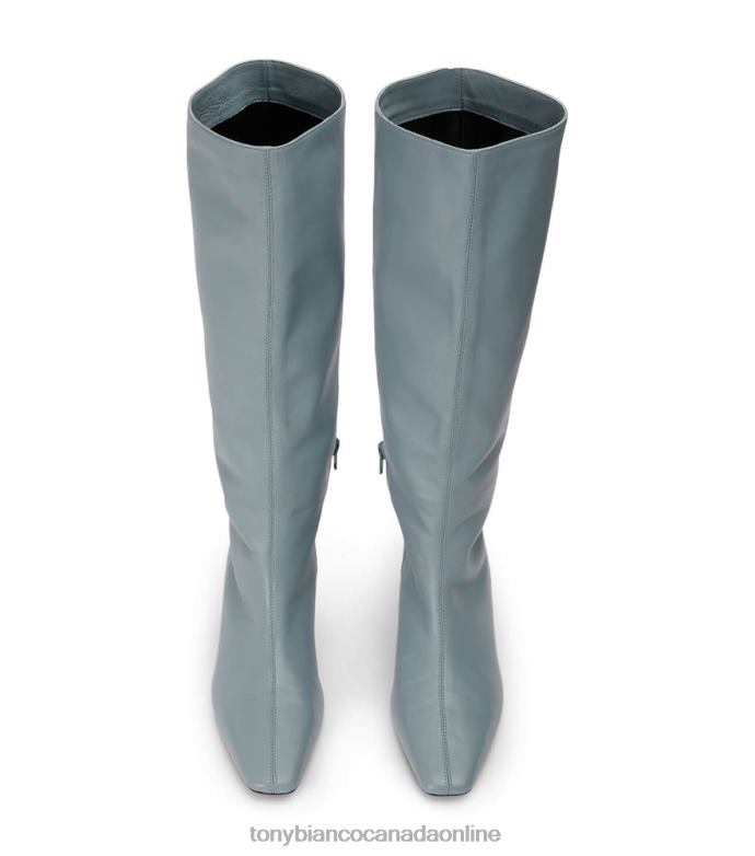 Knee High Boots| Tony Bianco Women Vixon Calf Boots H0FJ459 Steel Nappa