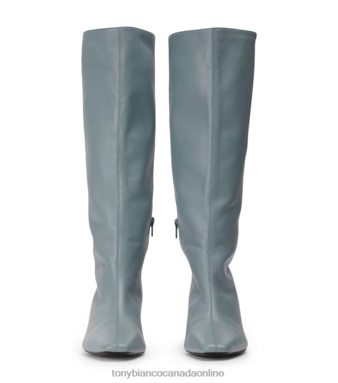 Knee High Boots| Tony Bianco Women Vixon Calf Boots H0FJ459 Steel Nappa