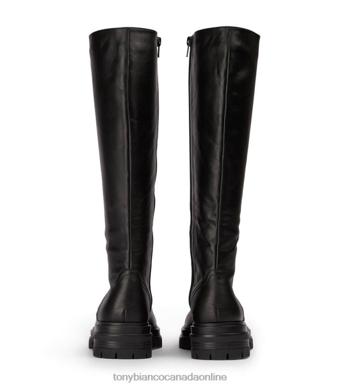 Knee High Boots| Tony Bianco Women Wanda Calf Boots H0FJ426 Black Venice