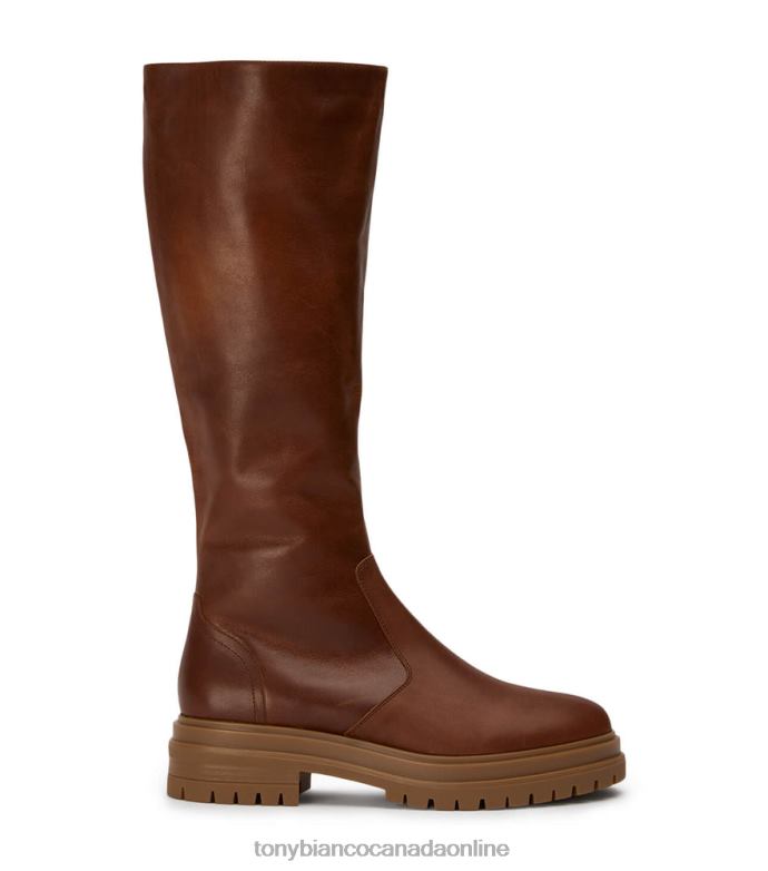 Knee High Boots| Tony Bianco Women Wanda Calf Boots H0FJ465 Cognac