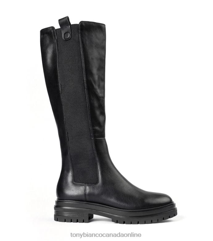 Knee High Boots| Tony Bianco Women Winx Calf Boots H0FJ454 Black Venice
