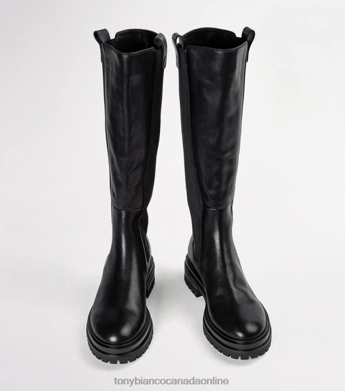 Knee High Boots| Tony Bianco Women Winx Calf Boots H0FJ454 Black Venice