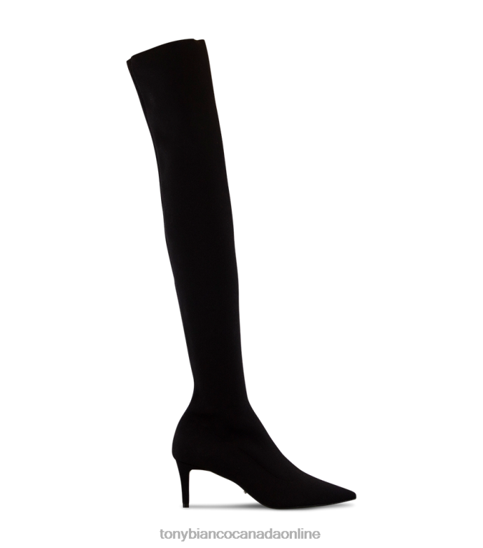 Stiletto Boots| Tony Bianco Women Gracie Long Boots H0FJ568 Black Sock Knit