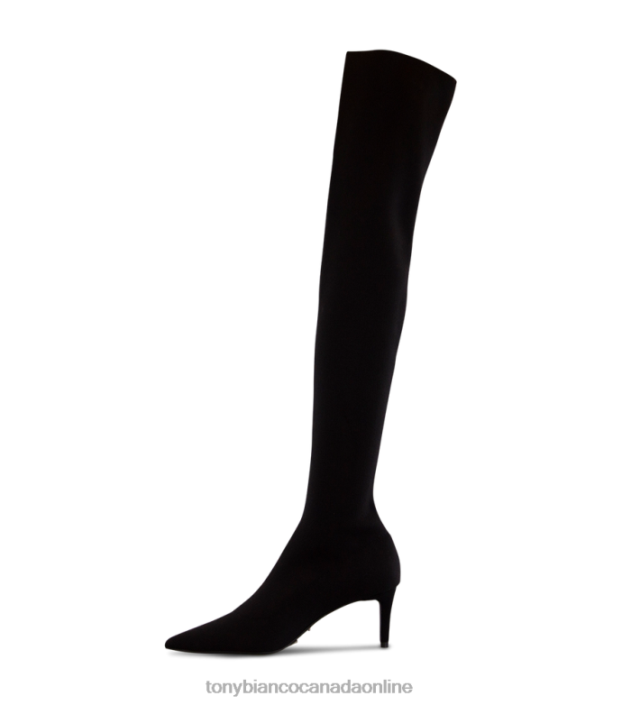 Stiletto Boots| Tony Bianco Women Gracie Long Boots H0FJ568 Black Sock Knit