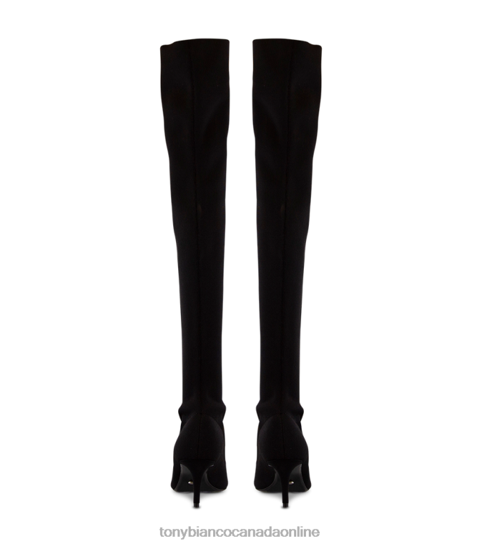 Stiletto Boots| Tony Bianco Women Gracie Long Boots H0FJ568 Black Sock Knit