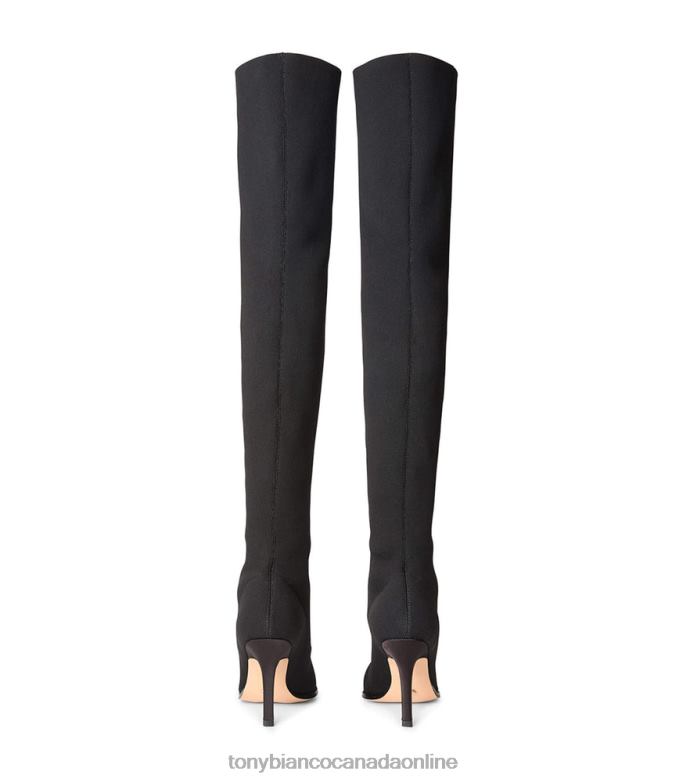 Stiletto Boots| Tony Bianco Women Kori Long Boots H0FJ567 Black Sock Knit