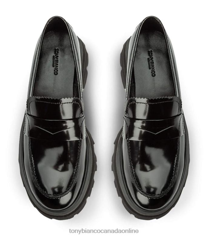 Loafers| Tony Bianco Women Axell Casual Shoes H0FJ590 Black Hi Shine