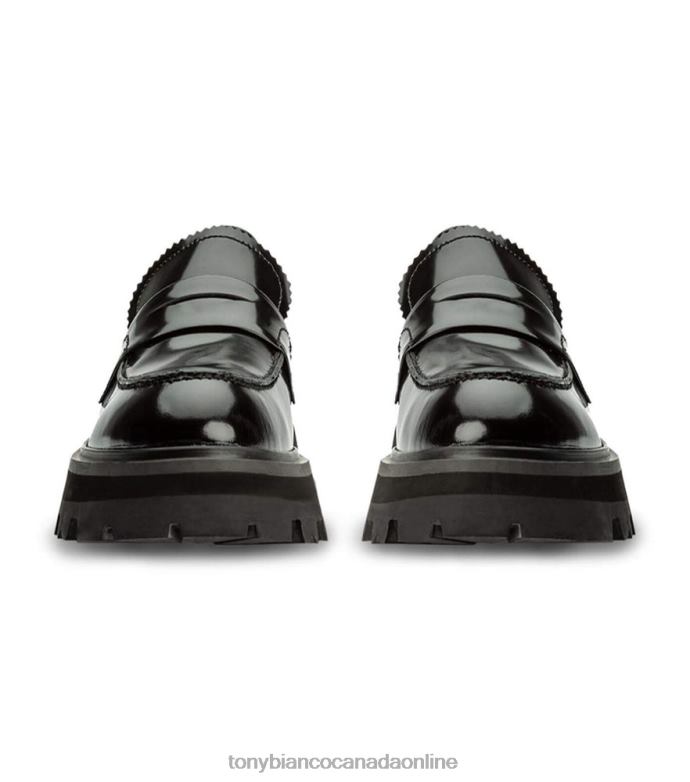 Loafers| Tony Bianco Women Axell Casual Shoes H0FJ590 Black Hi Shine