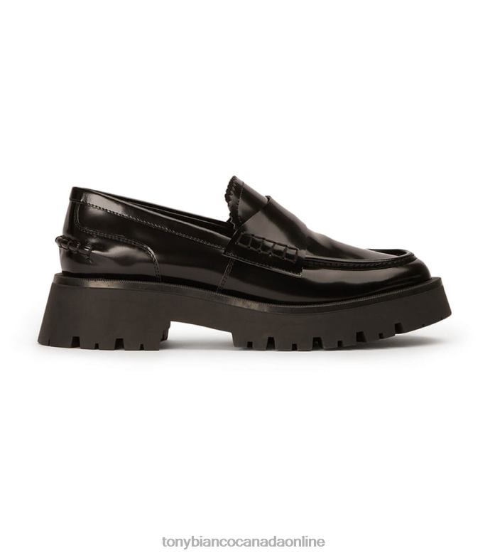 Loafers| Tony Bianco Women Brooklyn Casual Shoes H0FJ583 Black Hi Shine