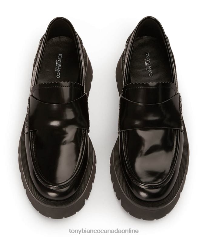 Loafers| Tony Bianco Women Brooklyn Casual Shoes H0FJ583 Black Hi Shine