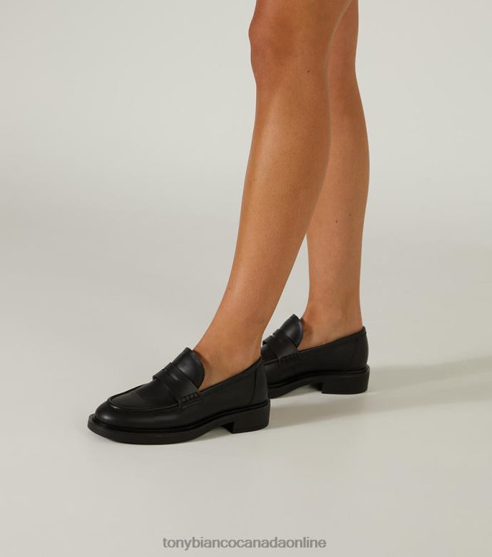 Loafers| Tony Bianco Women Cherish Flats H0FJ584 Black Turin