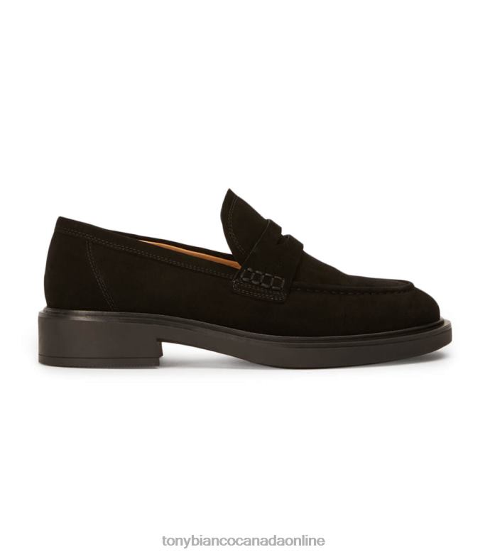 Loafers| Tony Bianco Women Cherish Flats H0FJ587 Black Suede