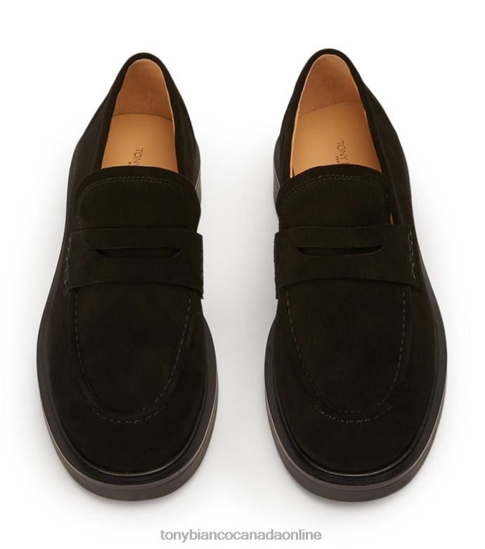 Loafers| Tony Bianco Women Cherish Flats H0FJ587 Black Suede