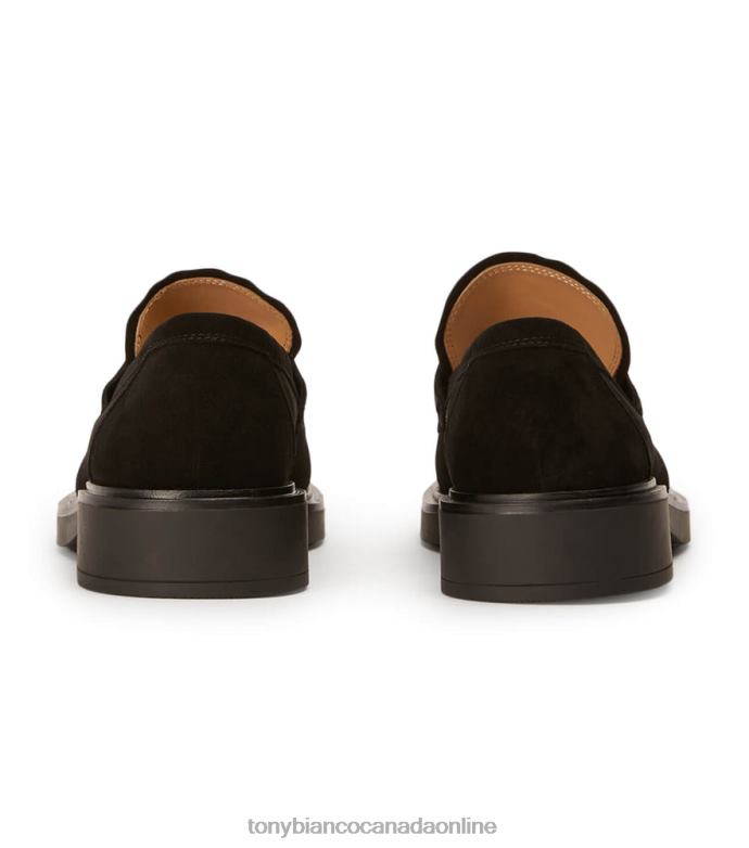 Loafers| Tony Bianco Women Cherish Flats H0FJ587 Black Suede