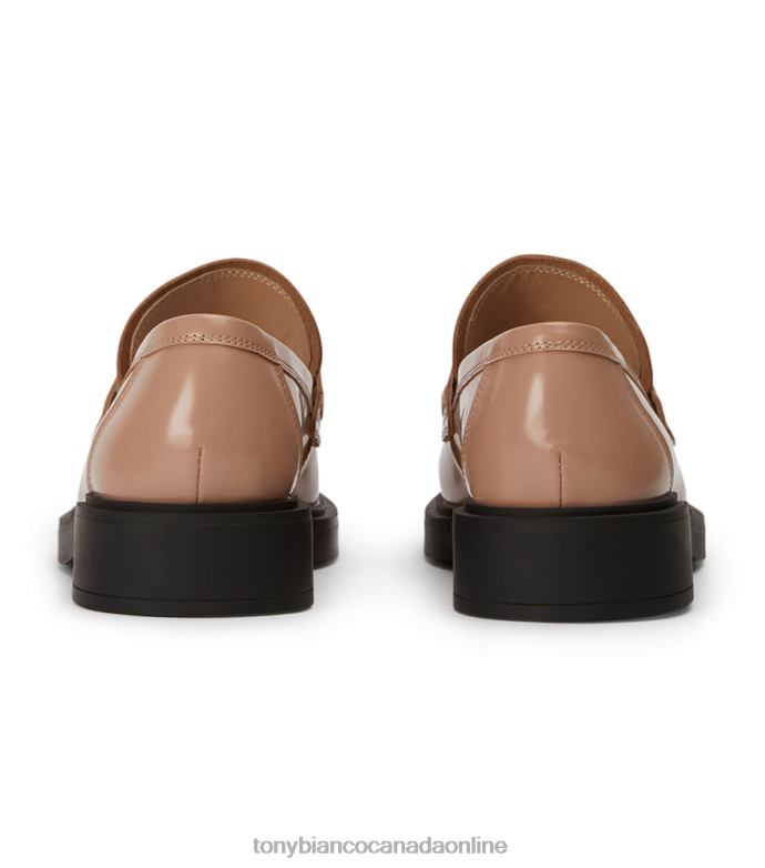 Loafers| Tony Bianco Women Cherish Flats H0FJ597 Latte Hi Shine