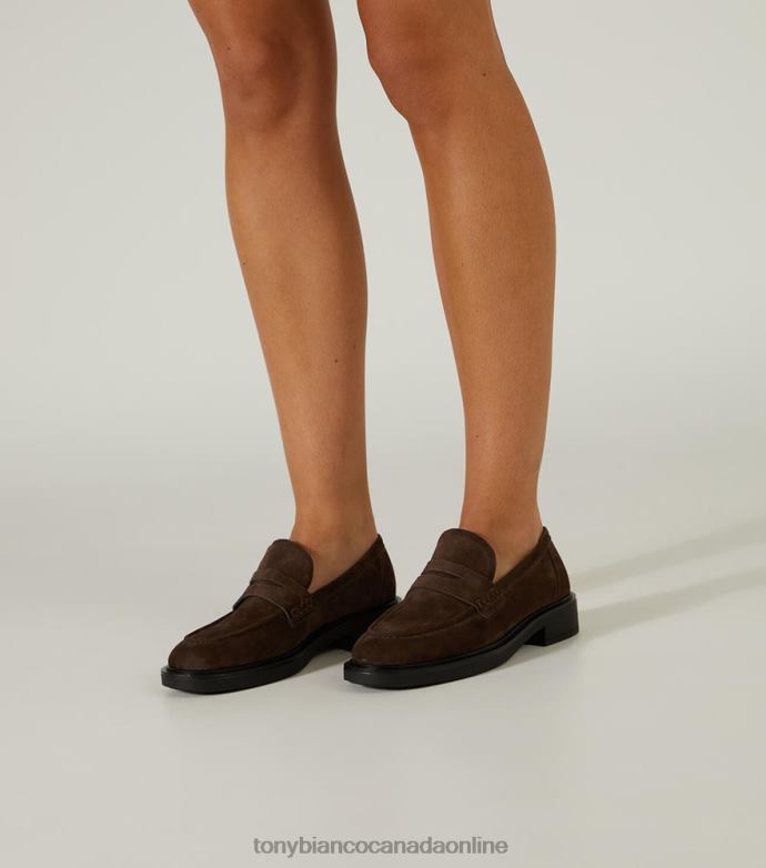 Loafers| Tony Bianco Women Cherish Flats H0FJ603 Espresso Suede