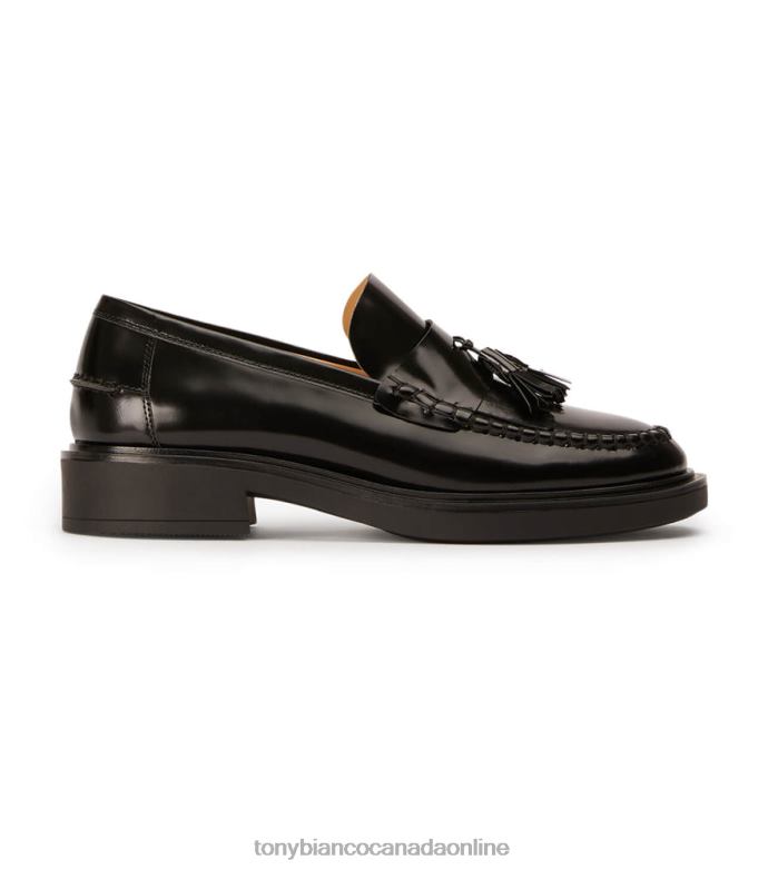 Loafers| Tony Bianco Women Colt Flats H0FJ577 Black Hi Shine