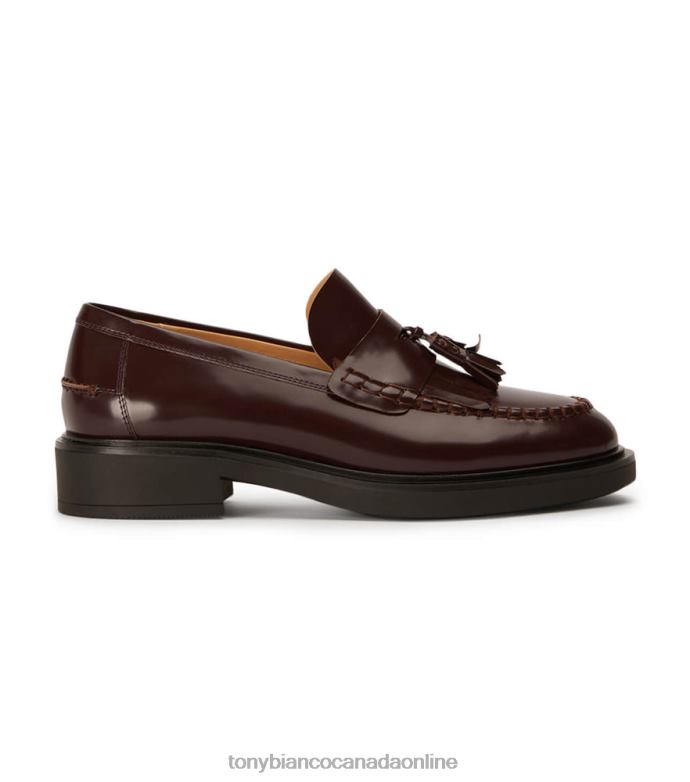 Loafers| Tony Bianco Women Colt Flats H0FJ585 Vino Hi Shine