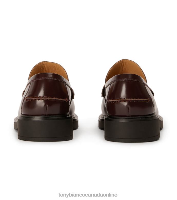Loafers| Tony Bianco Women Colt Flats H0FJ585 Vino Hi Shine