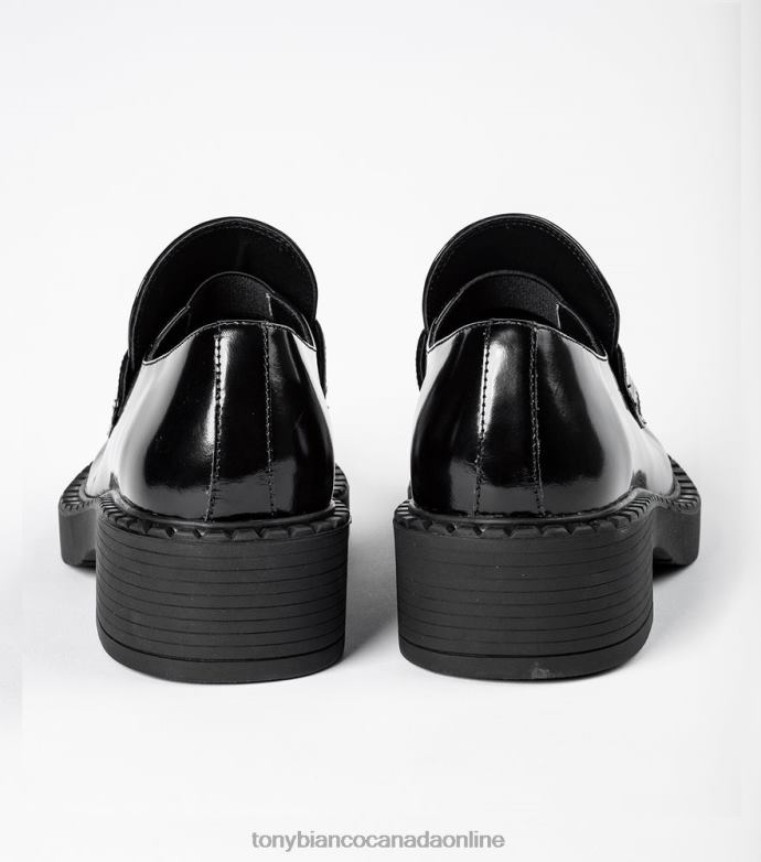 Loafers| Tony Bianco Women Corvette Casual Shoes H0FJ591 Black Hi Shine