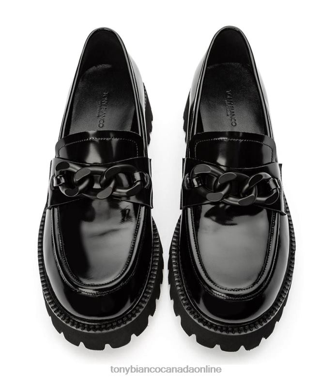 Loafers| Tony Bianco Women Georgi Casual Shoes H0FJ593 Black Hi Shine