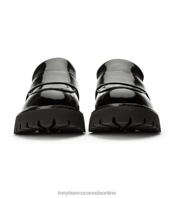 Loafers| Tony Bianco Women Gisele Casual Shoes H0FJ604 Black Hi Shine