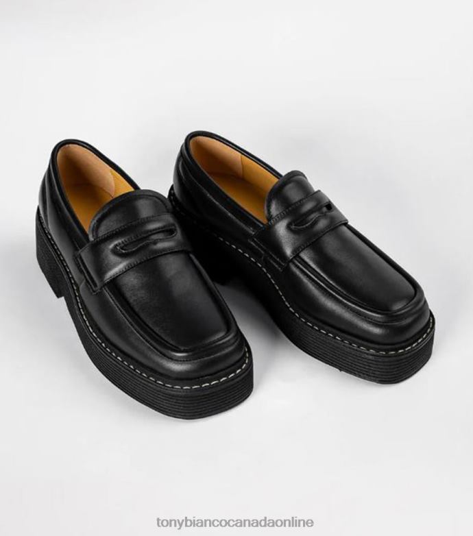 Loafers| Tony Bianco Women Granite Casual Shoes H0FJ592 Black Nappa