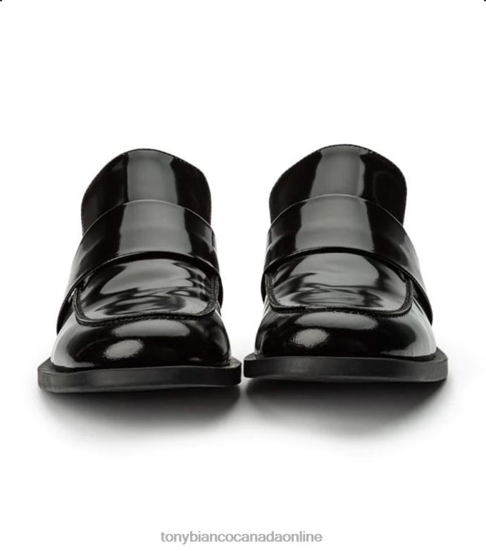 Loafers| Tony Bianco Women Rovin Flats H0FJ598 Black Hi Shine