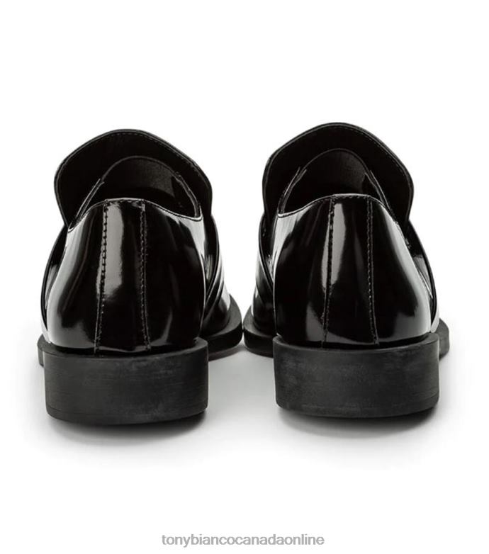 Loafers| Tony Bianco Women Rovin Flats H0FJ598 Black Hi Shine