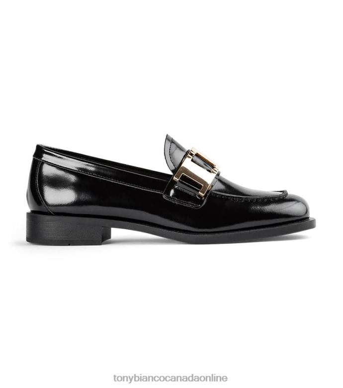 Loafers| Tony Bianco Women Ruiz Flats H0FJ600 Black Hi Shine