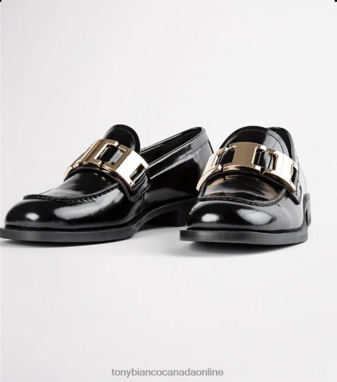 Loafers| Tony Bianco Women Ruiz Flats H0FJ600 Black Hi Shine