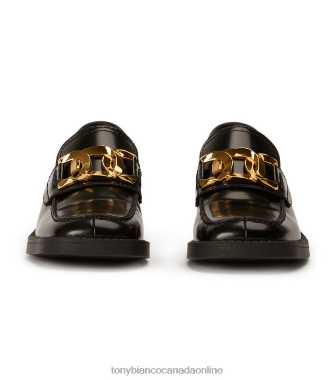 Loafers| Tony Bianco Women Tia Flats H0FJ576 Black Hi Shine