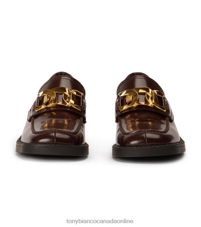Loafers| Tony Bianco Women Tia Flats H0FJ595 Vino Hi Shine