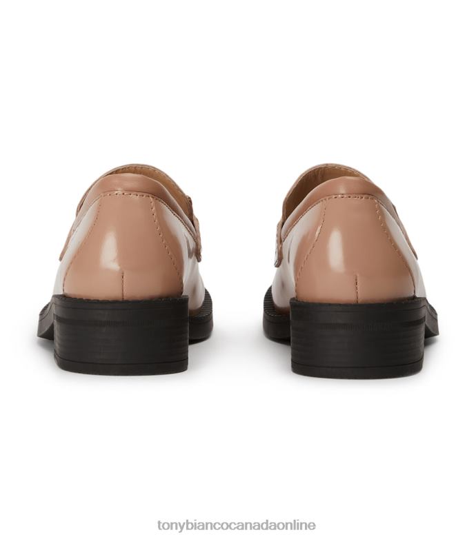 Loafers| Tony Bianco Women Tia Flats H0FJ596 Latte Hi Shine
