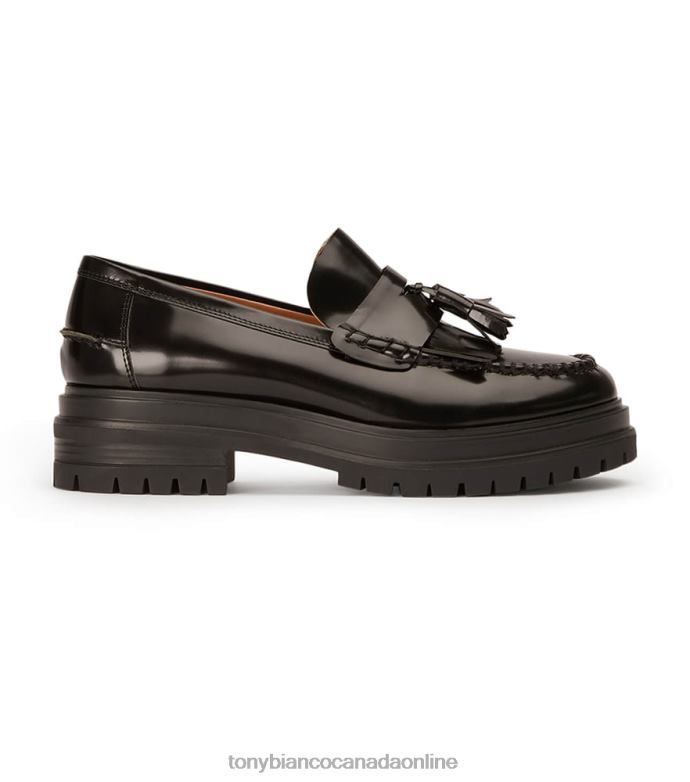 Loafers| Tony Bianco Women Willow Casual Shoes H0FJ589 Black Hi Shine