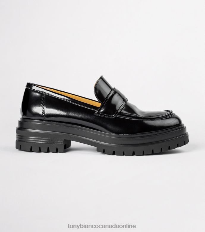 Loafers| Tony Bianco Women Wiz Casual Shoes H0FJ580 Black Hi Shine