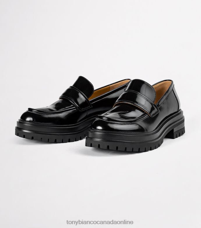 Loafers| Tony Bianco Women Wiz Casual Shoes H0FJ580 Black Hi Shine