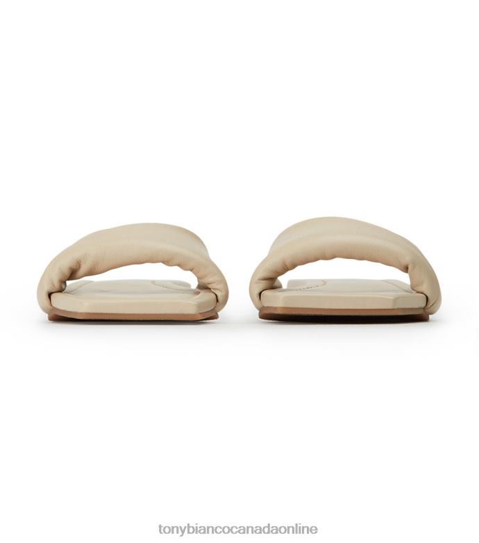 Sandals| Tony Bianco Women Echo Flats H0FJ624 Vanilla Nappa
