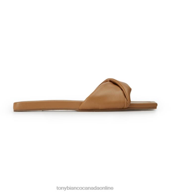 Sandals| Tony Bianco Women Echo Flats H0FJ625 Honey Nappa