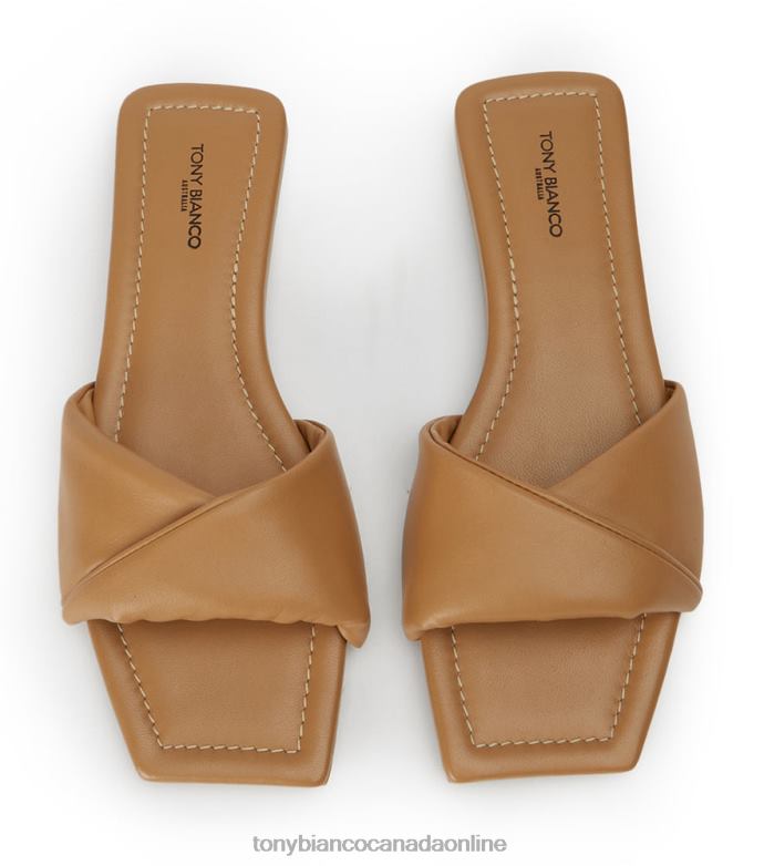 Sandals| Tony Bianco Women Echo Flats H0FJ625 Honey Nappa