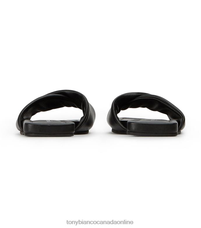 Sandals| Tony Bianco Women Echo Flats H0FJ660 Black Nappa