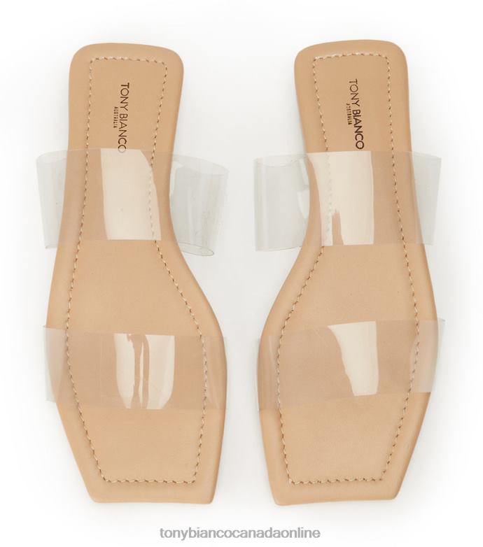 Sandals| Tony Bianco Women Etro Flats H0FJ658 Clear Vinylite/Skin
